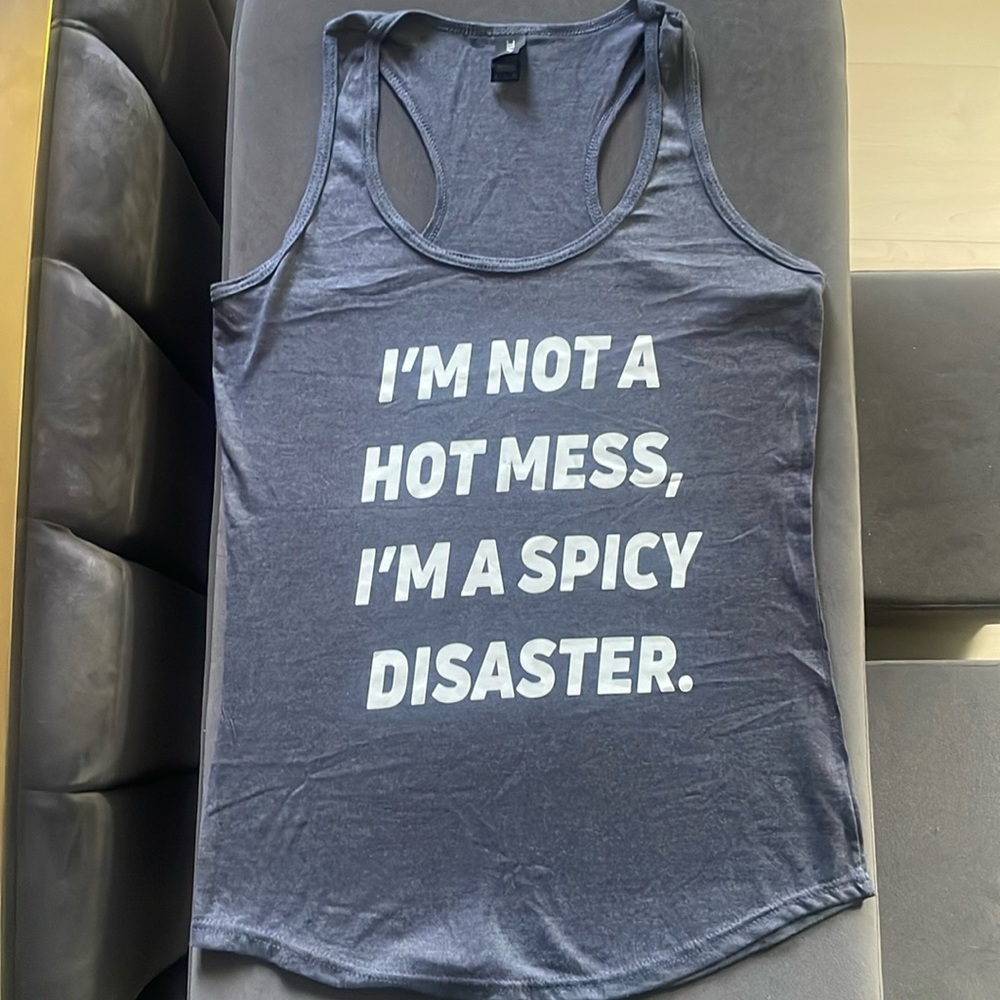 Racer back tank top